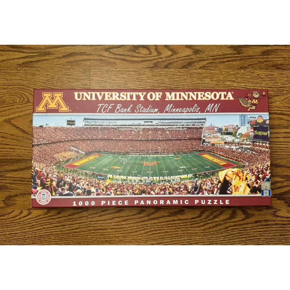 Master Pieces University Of Minnesota , TCF Bank Stadium 1000 Panoramic Puzzle‎